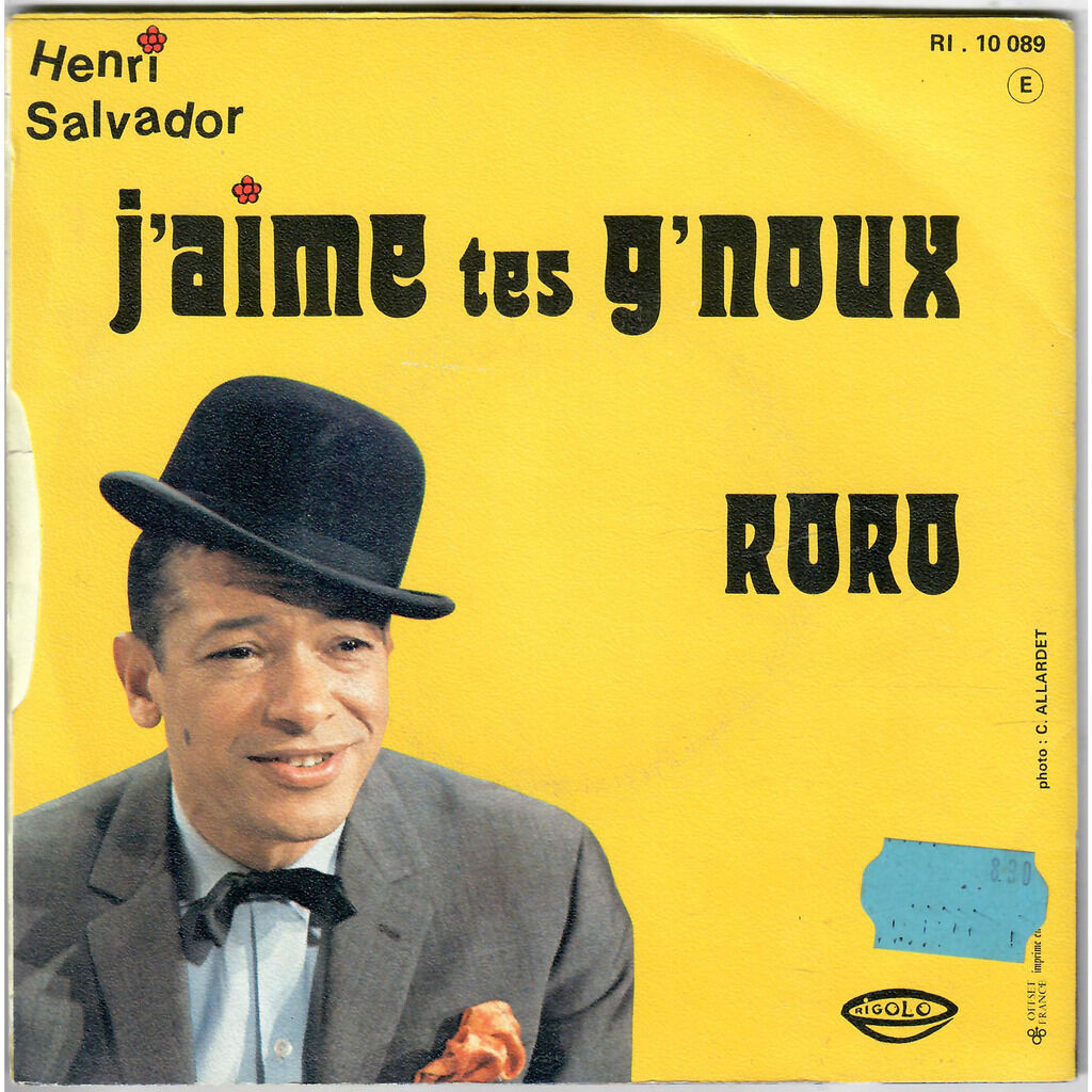  Henri Salvador  -  j'aime tes g'noux 