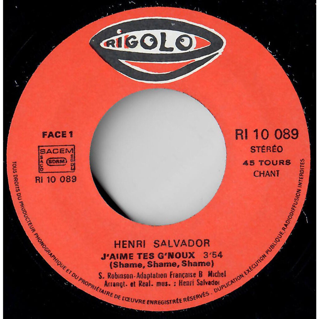  Henri Salvador  -  j'aime tes g'noux 