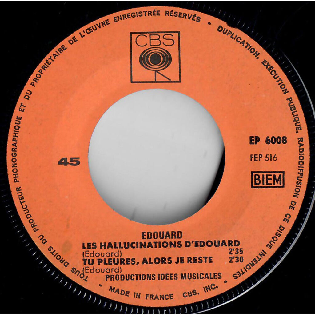  Edouard  -  les hallucinations d'edouard 