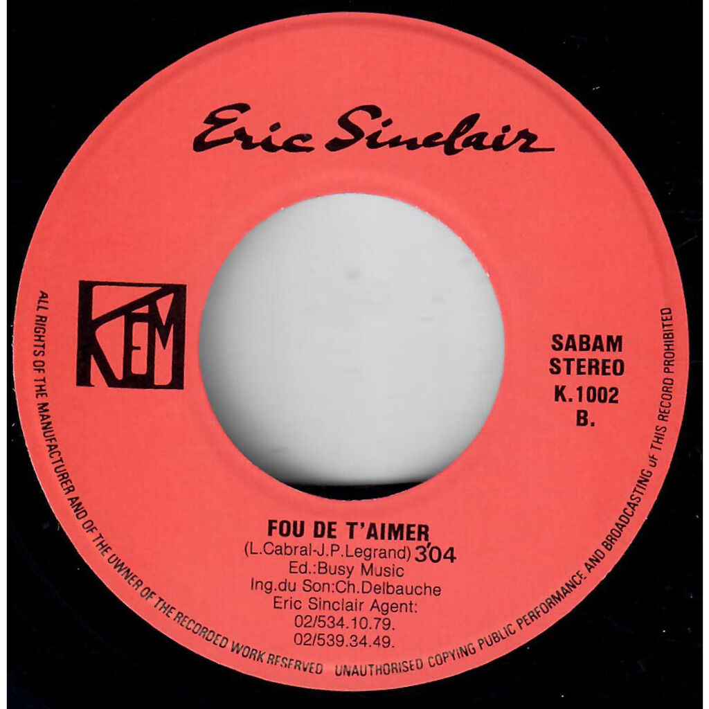  Eric Sinclair (4)  -  les sweet sixteen 