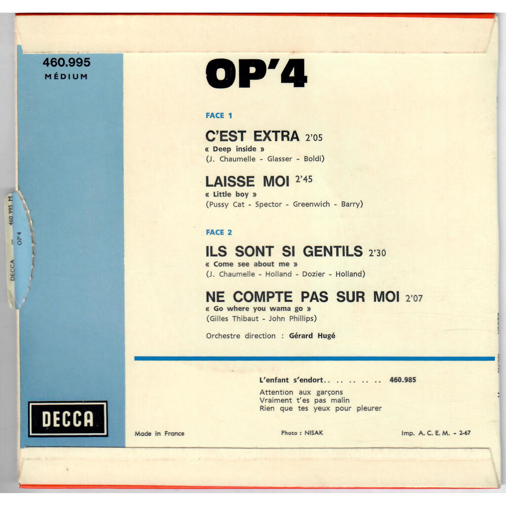  Les OP'4  -  c’est extra 