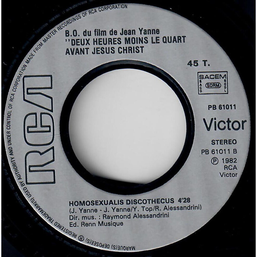  Raymond Alessandrini  -  aerobic connection / homosexualis discothecus 