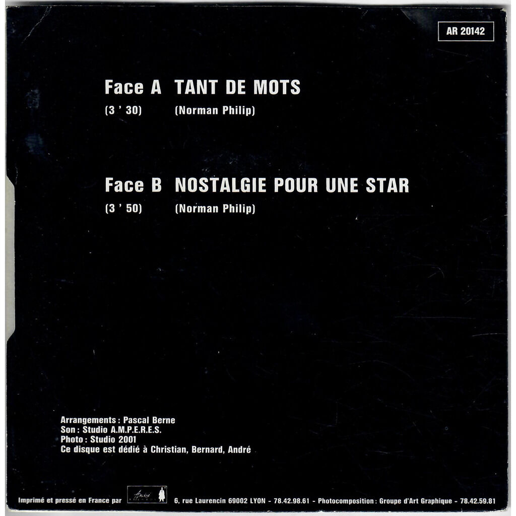  Norman Philip  -  tant de mots 