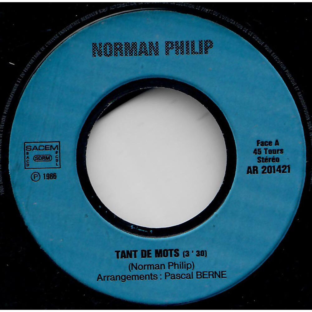  Norman Philip  -  tant de mots 