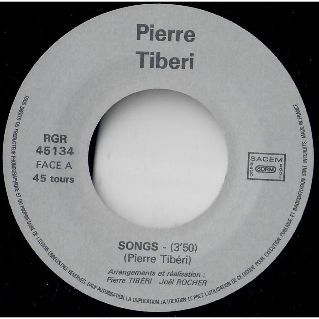  Pierre Tiberi  -  songs 