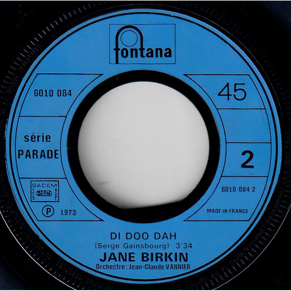  Jane Birkin  -  mon amour baiser / di doo dah 