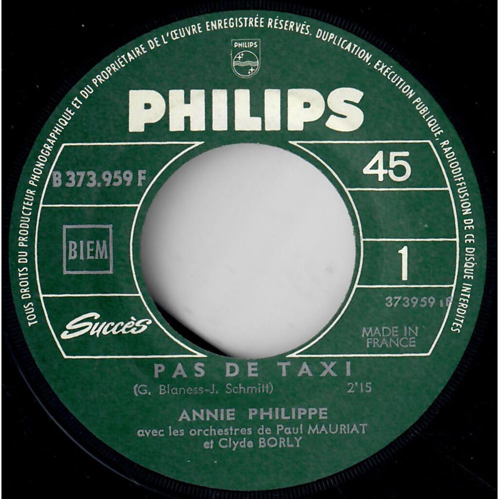  Annie Philippe  -  pas de taxi 