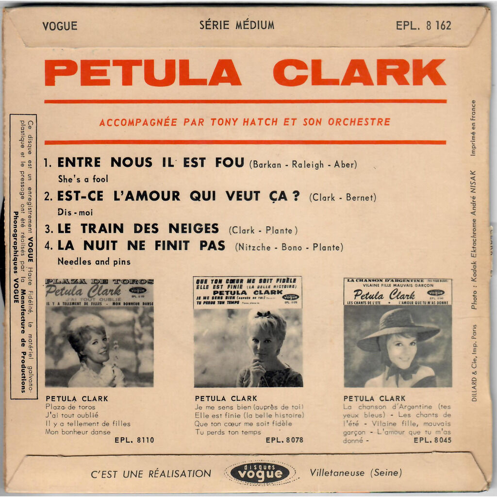  Petula Clark  -  le train des neiges 