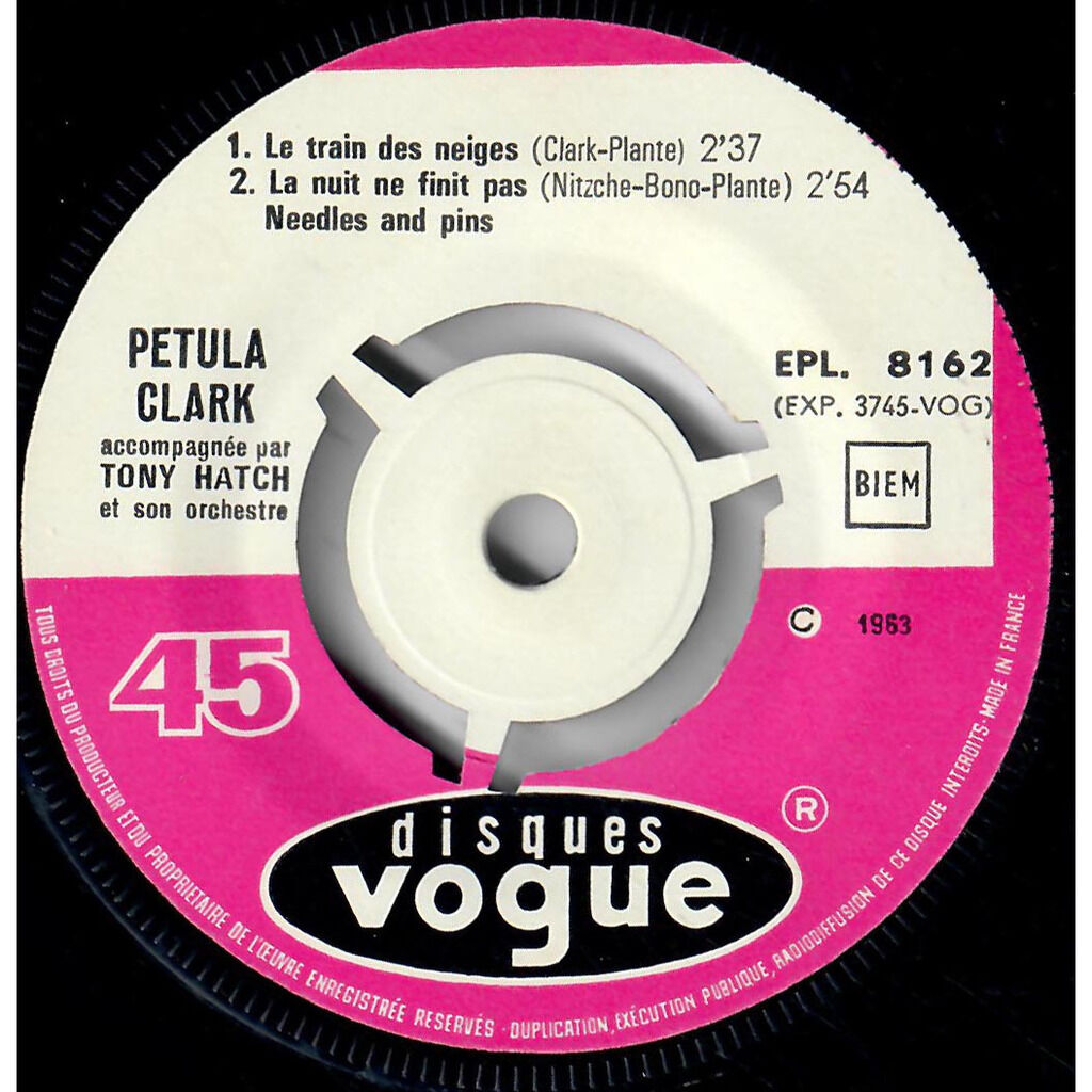  Petula Clark  -  le train des neiges 