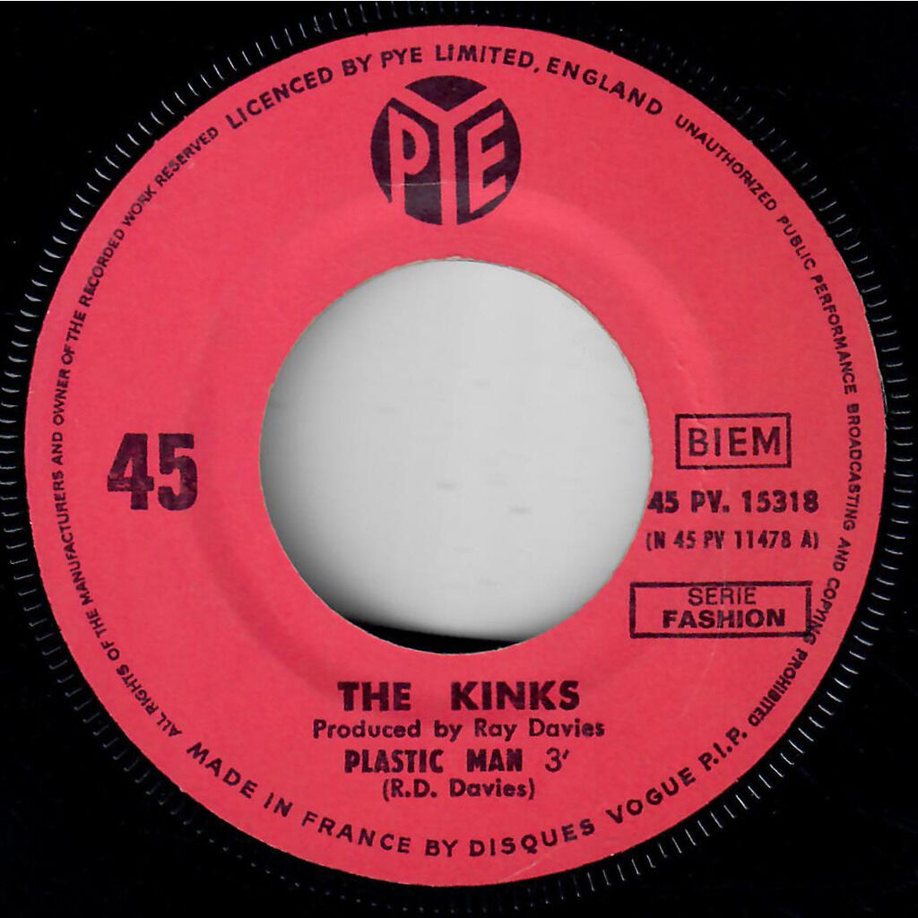  The Kinks  -  plastic man 