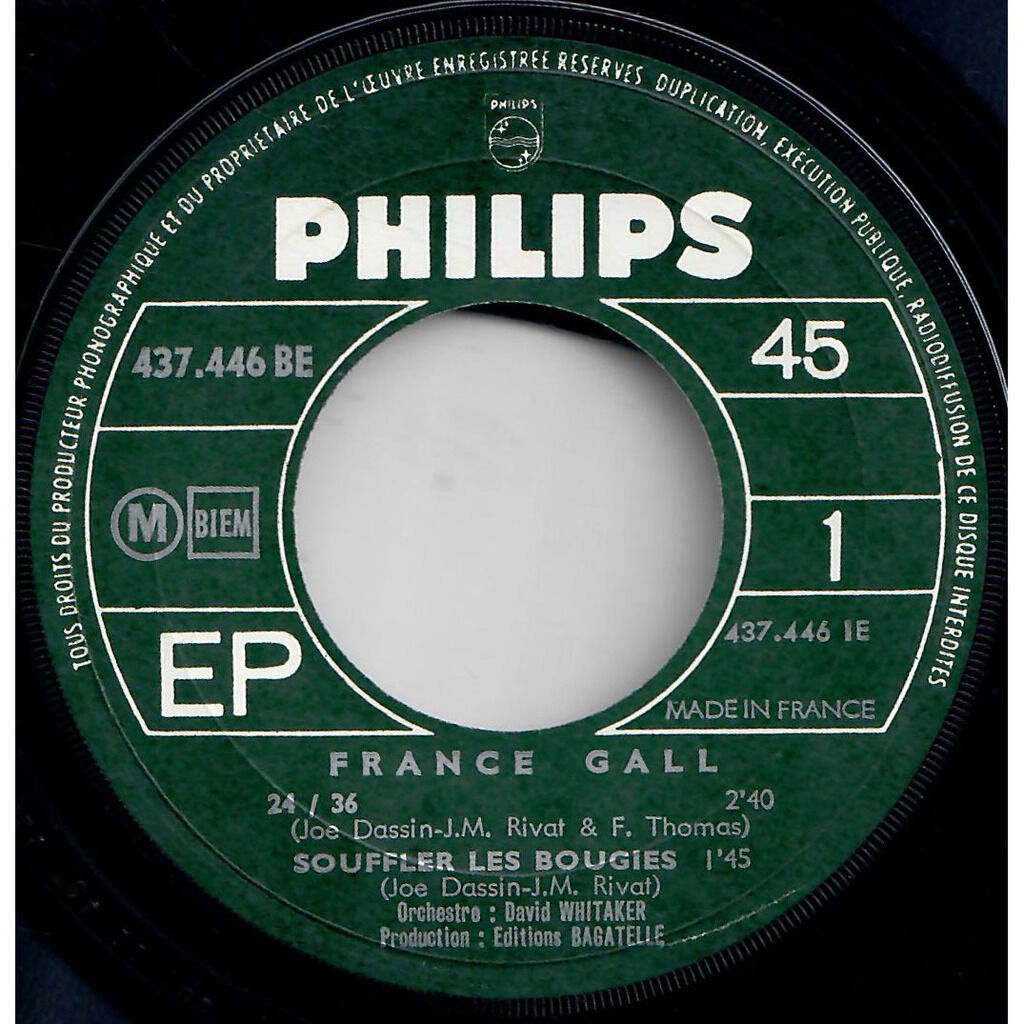  France Gall  -  24/36 / souffler les bougies 