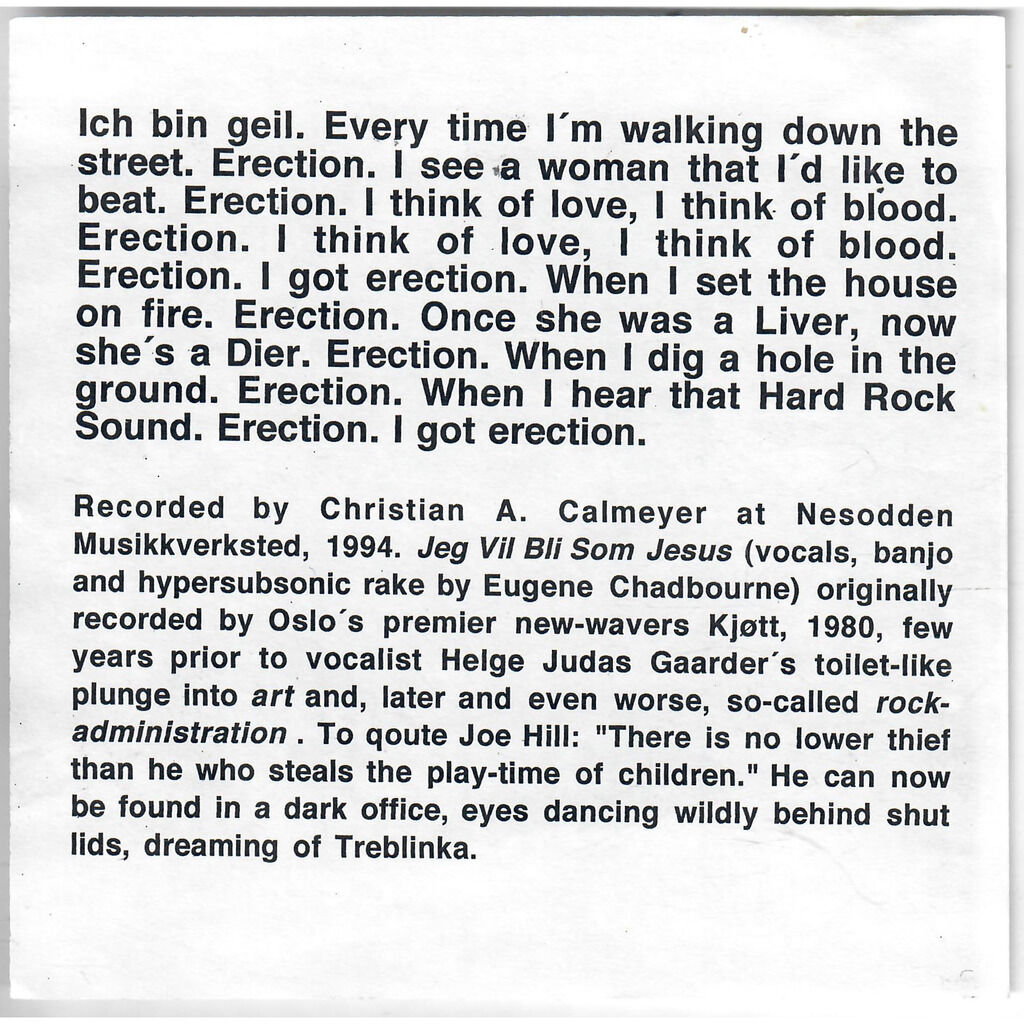  Turbonegro  -  i got erection / jeg will bli som jesus 