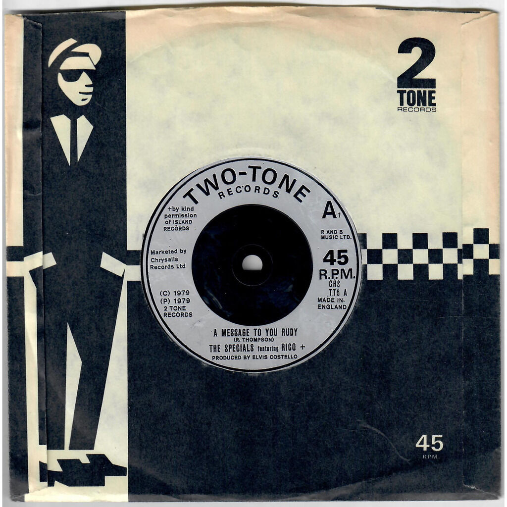  The Specials Featuring Rico Rodriguez  -  a message to you rudy / nite klub 