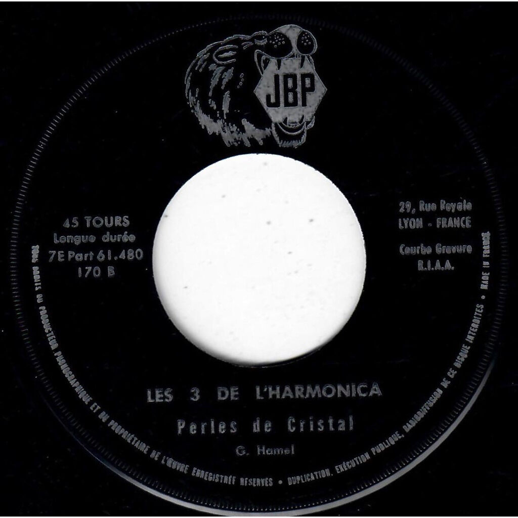  Les Happy Cookies Limited Les 3 De L'Harmonica  -  black tik / perles de cristal 