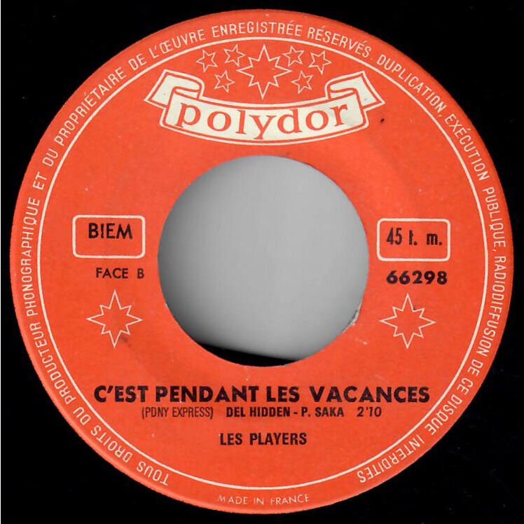  Les Players (3)  -  le ciel est si beau ce soir / c’est pendant les vacances 