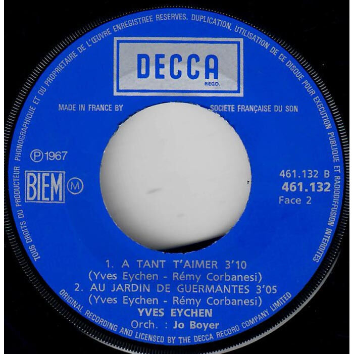  Yves Eychen  -  ich liebe dich 