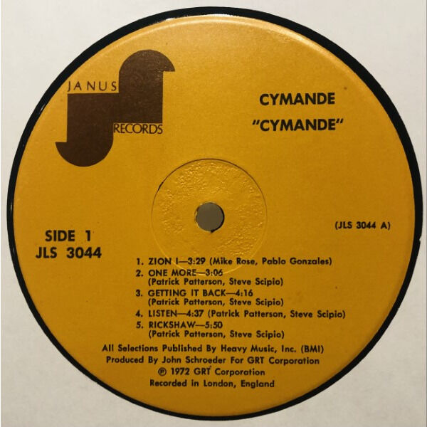 Cymande JLS 3044レコード □1972年 オリジナル US盤 Cymande - Cymande 12”LP JLS 3044 Janus