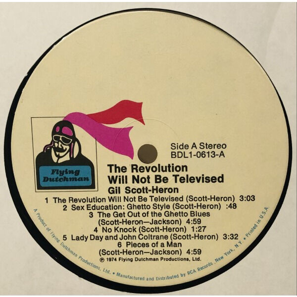  Gil Scott-Heron  -  the revolution will not be televised 