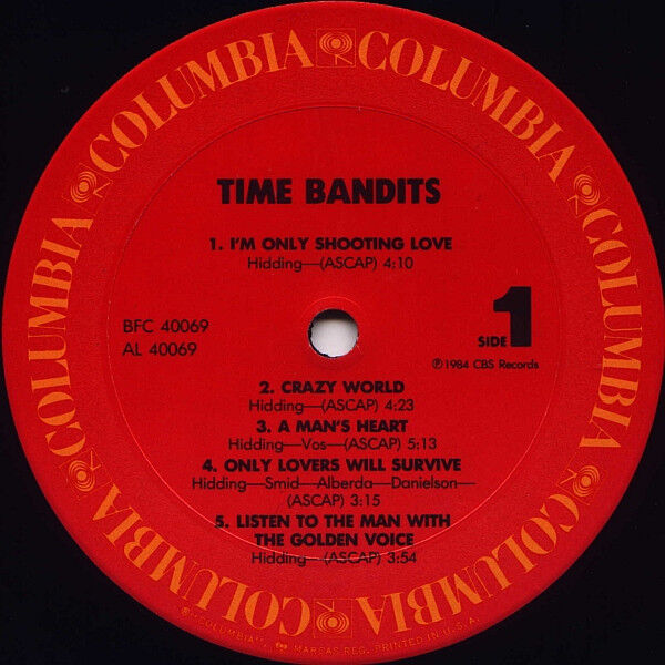  TIME BANDITS  -  time bandits ( i'm only shooting love ) 