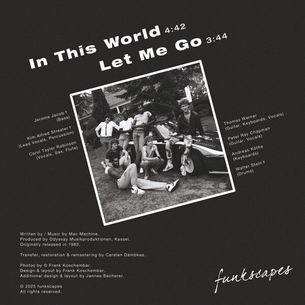  MAC MACHINE  -  in this world / let me go ( killer german boogie ) 