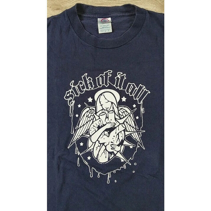  sick of it all  -  soia vintage t-shirt 2004 (m size) 