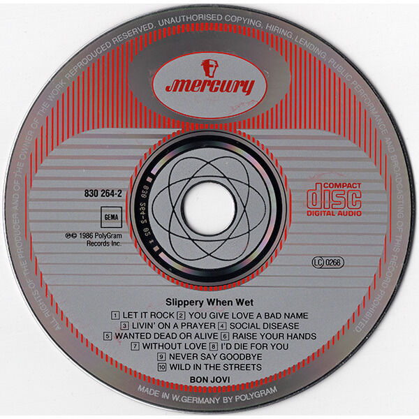  Bon Jovi  -  slippery when wet 