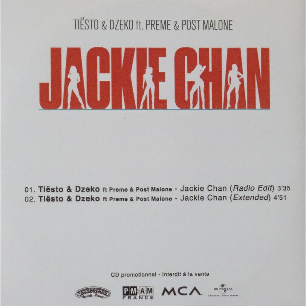  JACKIE CHAN  -  jackie chan (tiesto & dzeko feat preme & post malone) 