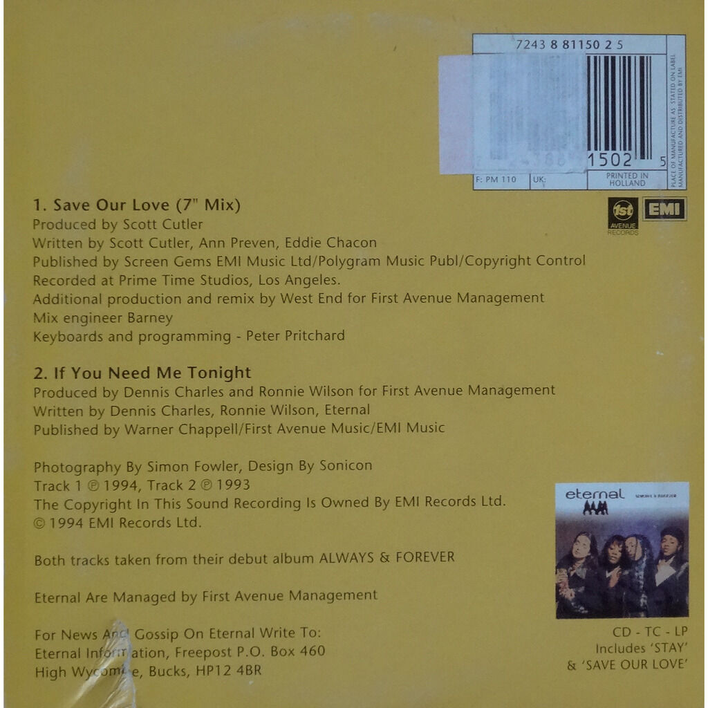  ETARNAL  -  save our love 