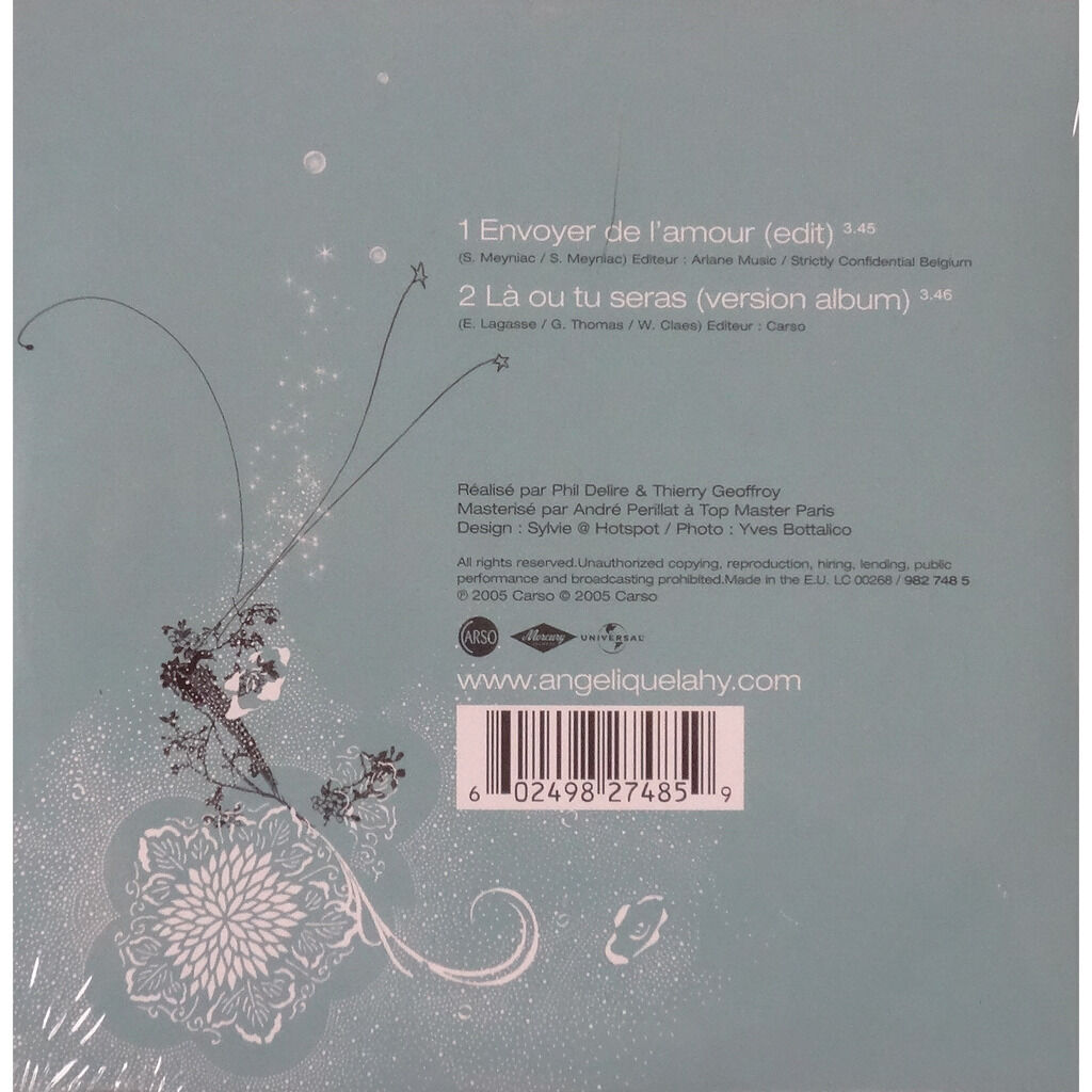  ANGELIQUE LAHY  -  envoyer de l'amour 