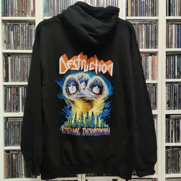  Destruction  -  eternal dévastation (xl size) official hood sweater zip 2023 