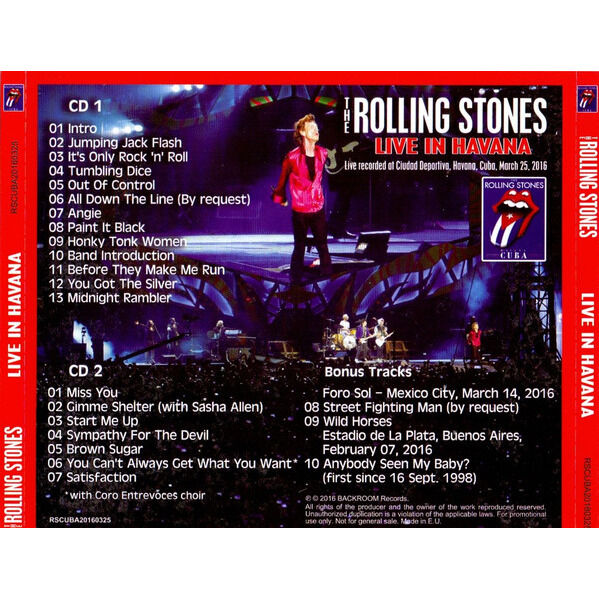  the rolling stones  -  live in havana 