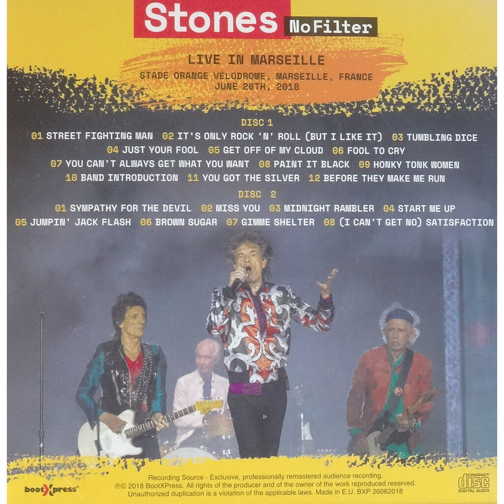  the rolling stones  -  no filter live in marseille 