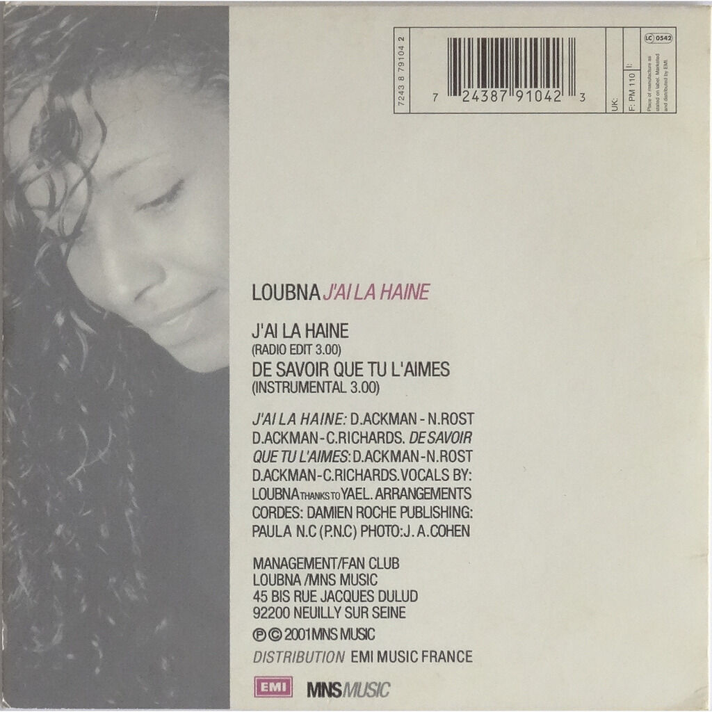  LOUBNA  -  j'ai la haine 