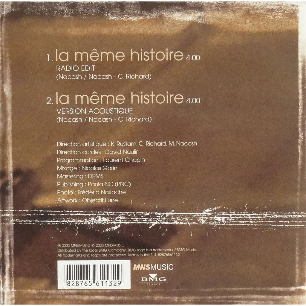  STEFAN NACASH & LOUBNA  -  la même histoire 