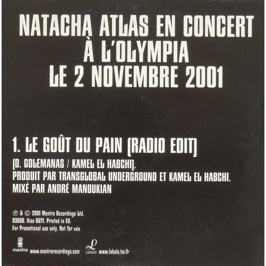  natacha atlas  -  le goût du pain 