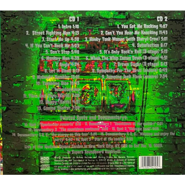  THE ROLLING STONES  -  squared garden licks 