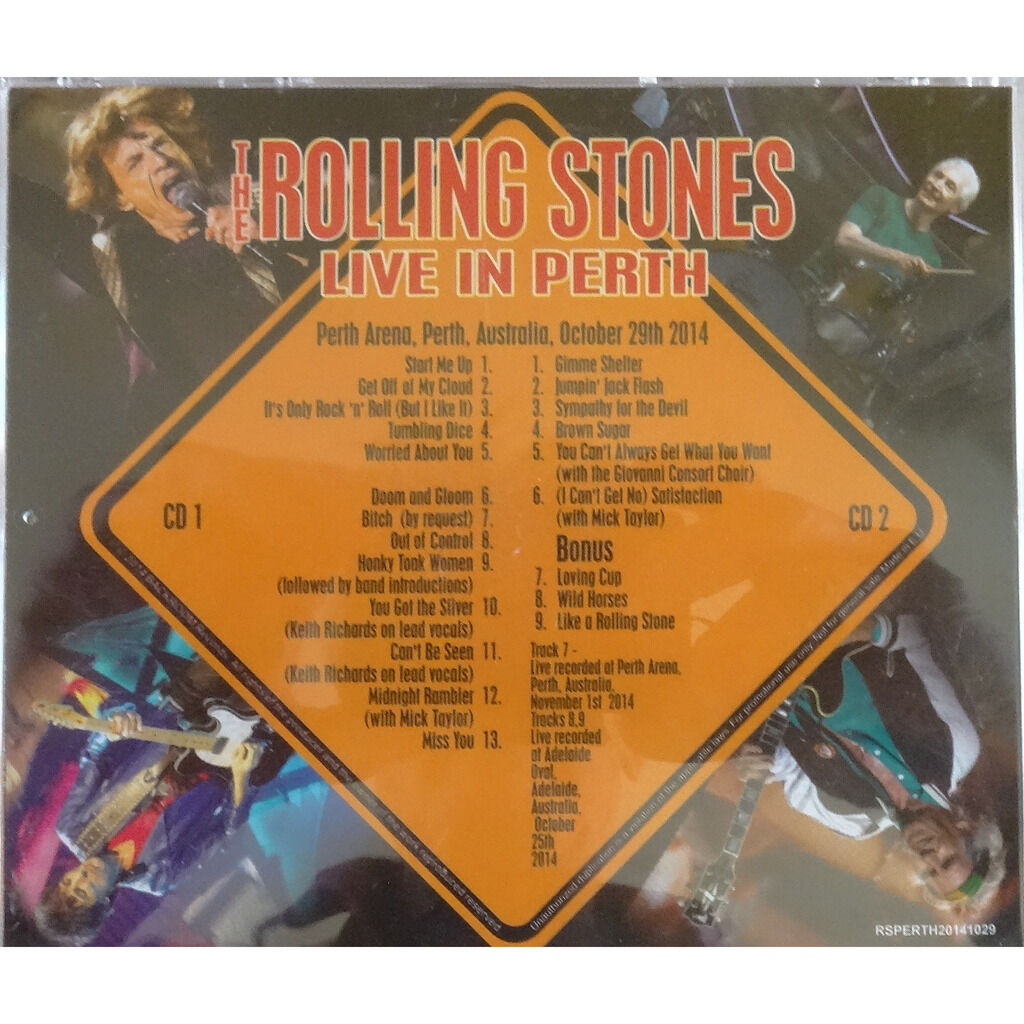  THE ROLLING STONES  -  live in perth 