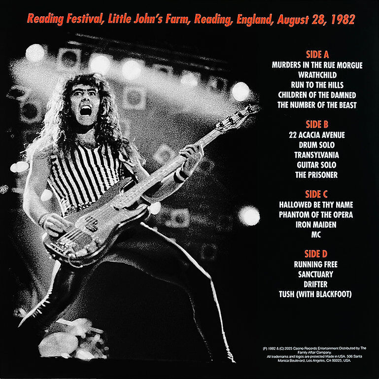  Iron Maiden  -  beast over reading -smoked vinyls 