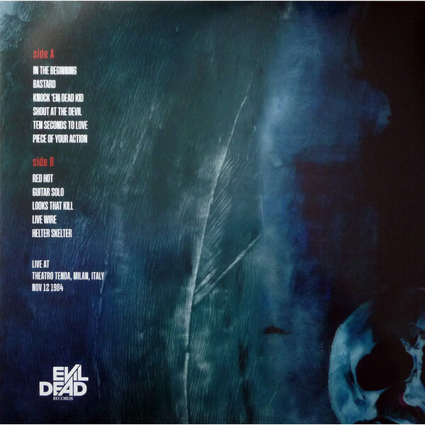  Mötley Crüe  -  europe 1984 -blue marble vinyl 