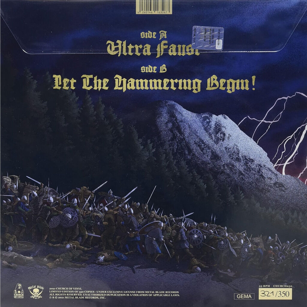  The Crown  -  ultra faust -shape pict-disc 