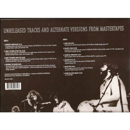  led zeppelin  -  in through the outtakes 