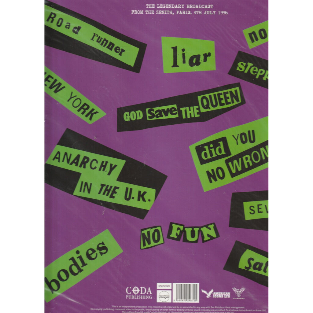  sex pistols  -  anarchy in paris 