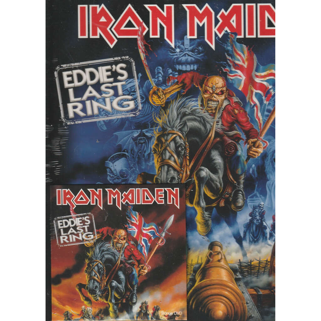  iron maiden  -  eddie's last ring + dvd 