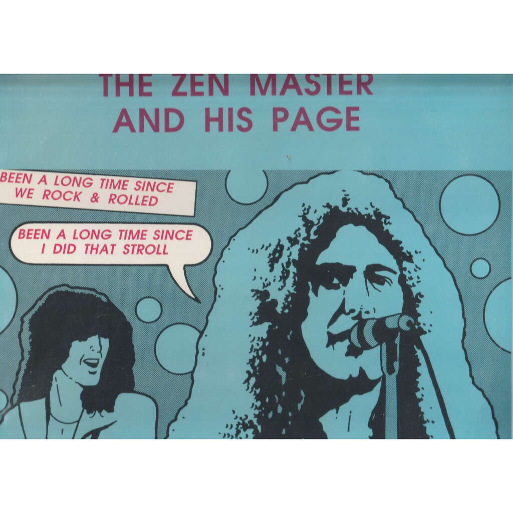  jimmy page & robert plant  -  the zen master and his page 