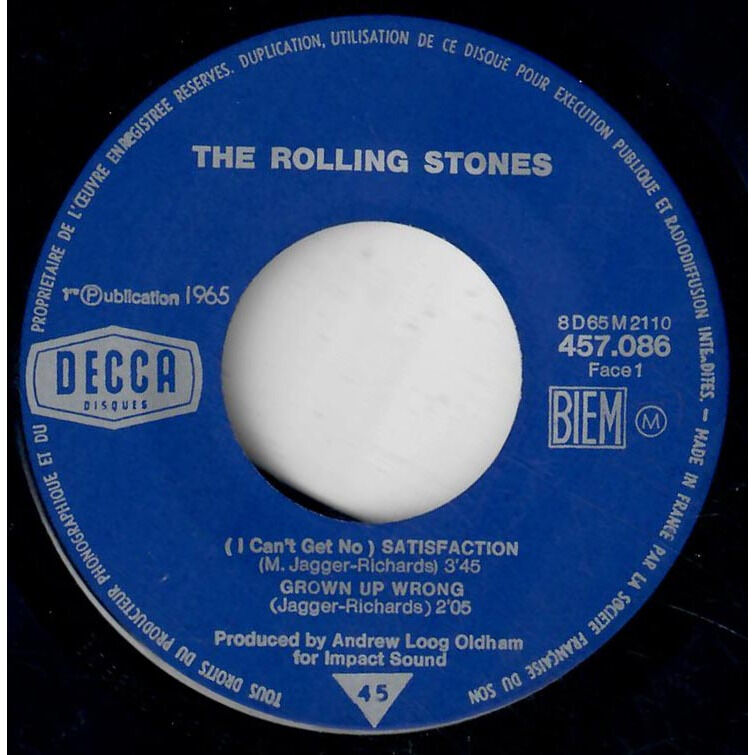  The Rolling Stones  -  (i can't get no) satisfaction 