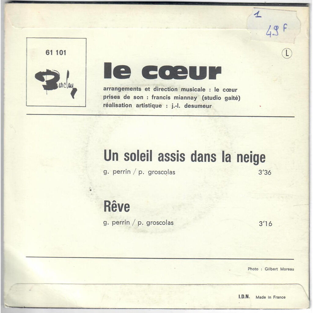  Le Cœur (2)  -  un soleil assis dans la neige / rêve 