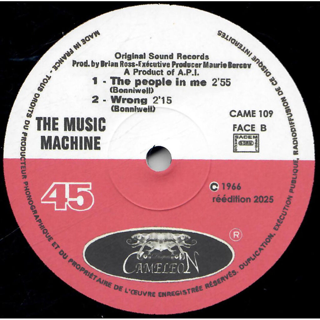  The Music Machine  -  talk talk / the people in me / come on in / wrong 