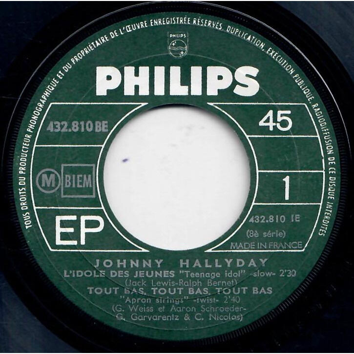  Johnny Hallyday  -  l'idole des jeunes 