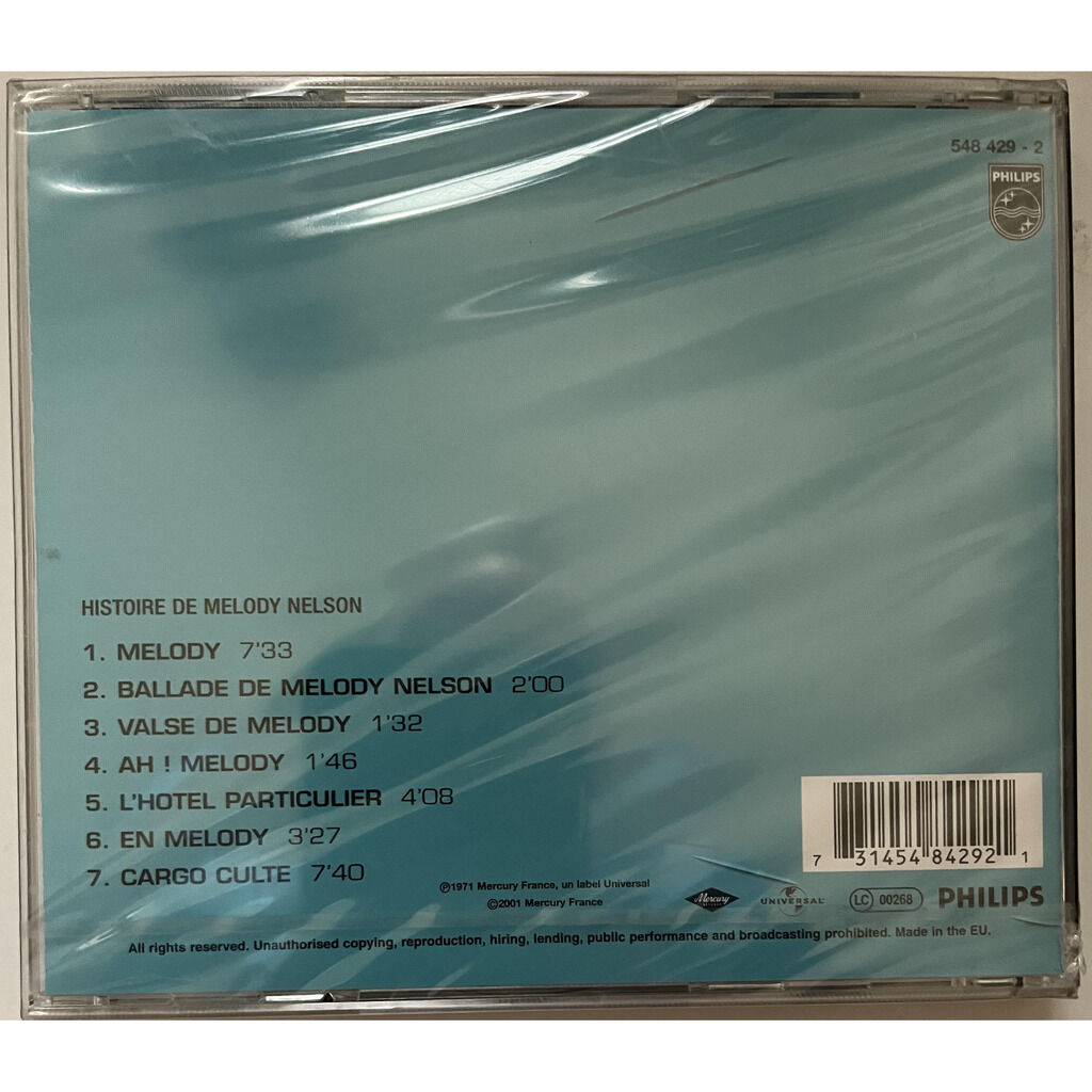  Serge Gainsbourg  -  histoire de melody nelson 