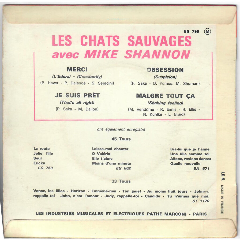  Les Chats Sauvages Avec Mike Shannon (7)  -  merci 